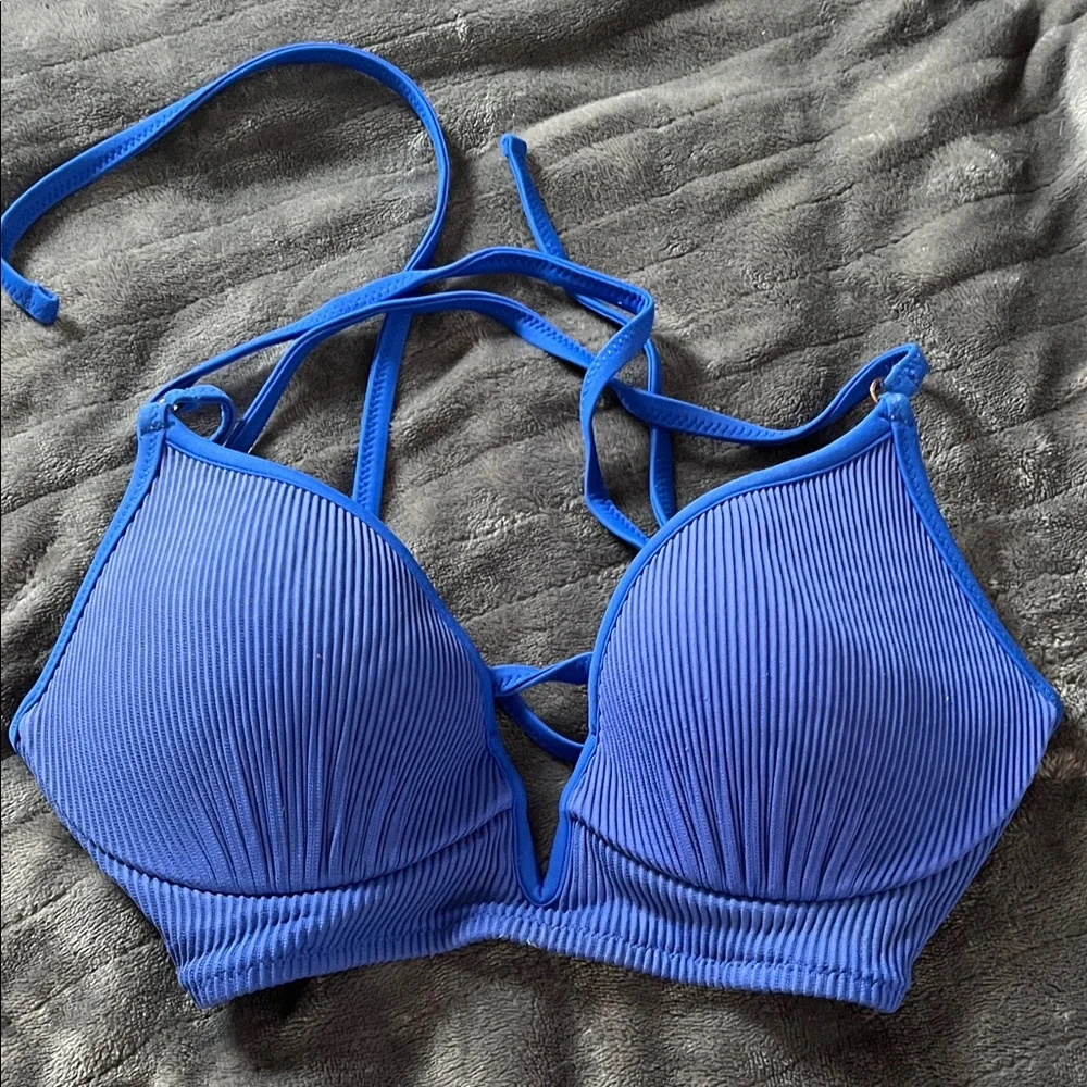 Blue Target Bikini top 32B - Picture 1 of 2